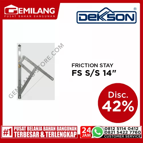 DEKKSON FRICTION STAY FS S/S 14 inch